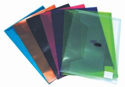 DOCUMENT WALLET COLBY F/C POLYWALLY P327F ASST PK12