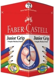 PENCIL LEAD FABER-CASTELL TRIANG GRIP HB BX72