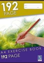 EXERCISE BOOK SOVEREIGN A4 8MM RULED 192PG