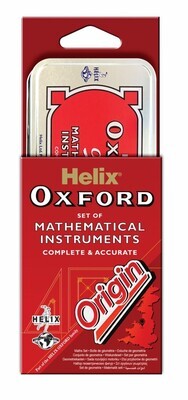 MATHS SET HELIX OXFORD 9 PIECE