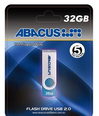 USB 2.0 ABACUS 32GB SWIVEL