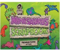 SCRAPBOOK OLYMPIC MINISAURUS 168X240MM BOND 64PG
