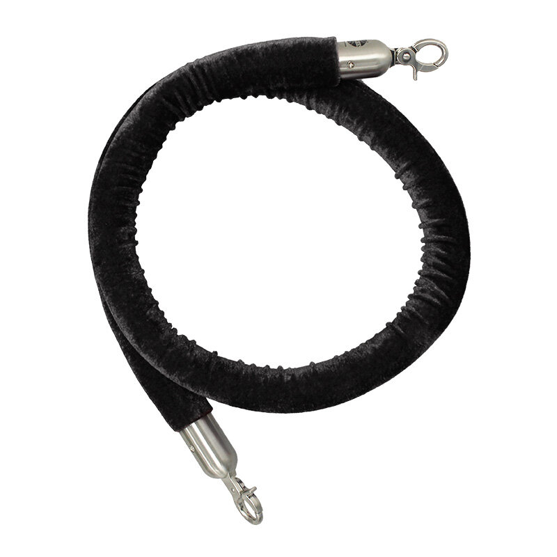 SP- ROPE VELVET BLACK 1.5M FOR USE WITH STANCHIONS