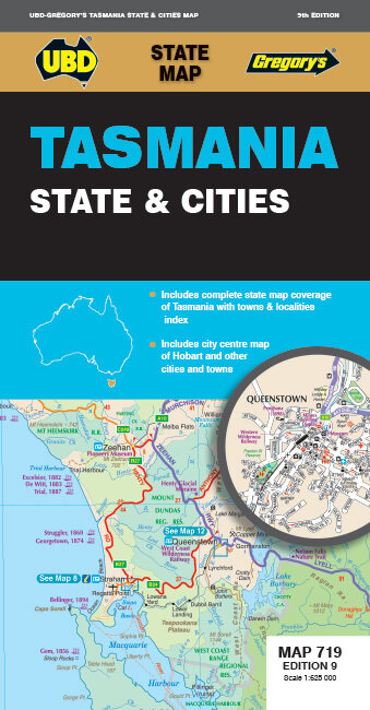MAP UBD/GRE TASMANIA 719 9TH EDITION