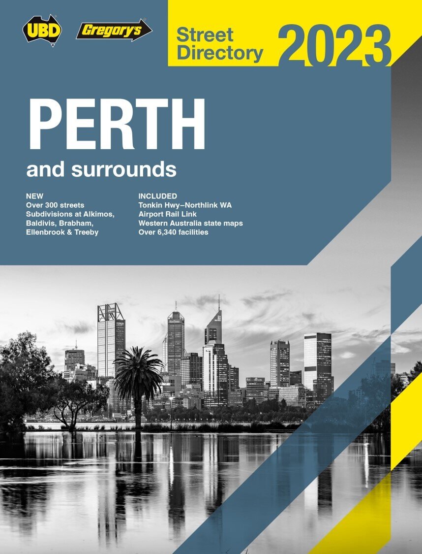 STREET DIRECTORY UBD/GRE 2022 PERTH 64TH EDITION