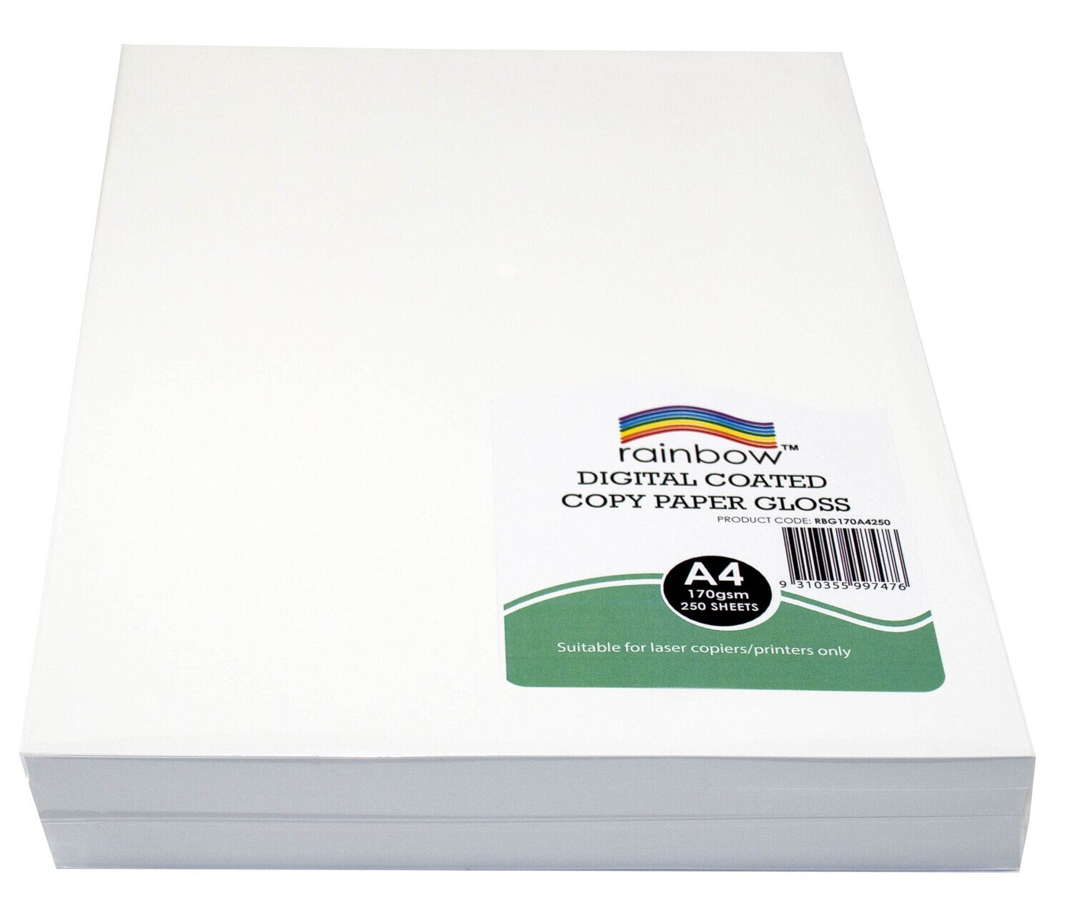 DIGITAL COPY PAPER RAINBOW A4 GLOSS 170GSM WHITE PK250