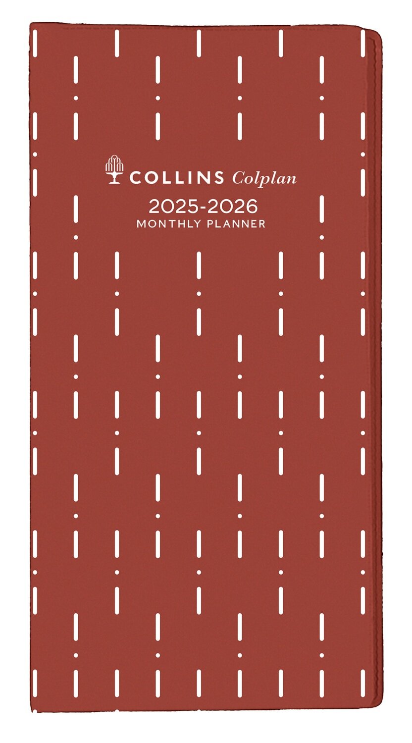 PLANNER DIARY 2025 COLLINS COLPLAN B6/7 11W.V15 MTV RED