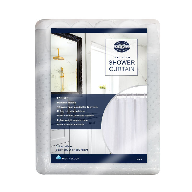 SP- SHOWER CURTAIN COMPASS DELUXE