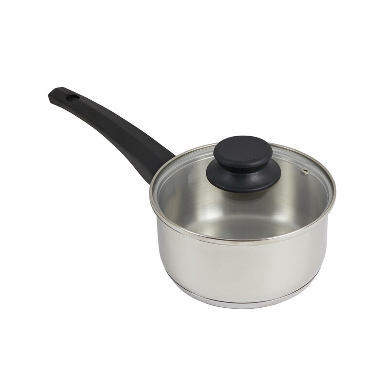 SP- SAUCEPAN CONNOISSEUR 16CM STAINLESS STEEL WITH GLASS LID