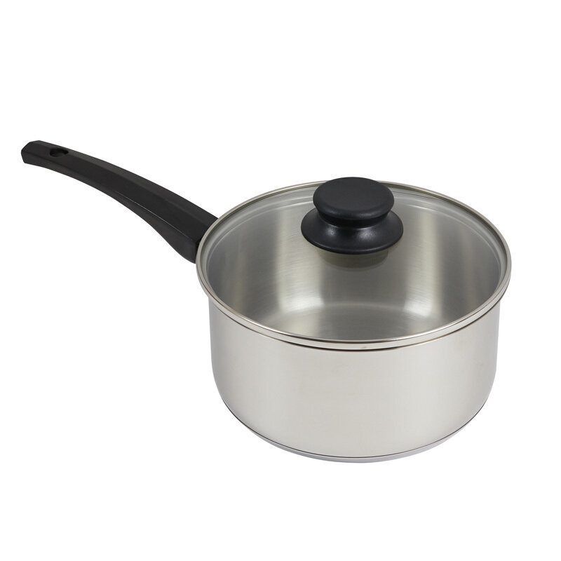 SP- SAUCEPAN CONNOISSEUR 20CM STAINLESS STEEL WITH GLASS LID