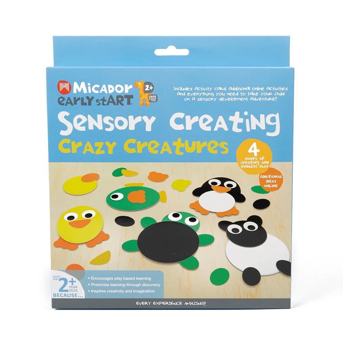 ACTIVITY PACK MICADOR EARLY START SENSORY CRAZY CREATURES