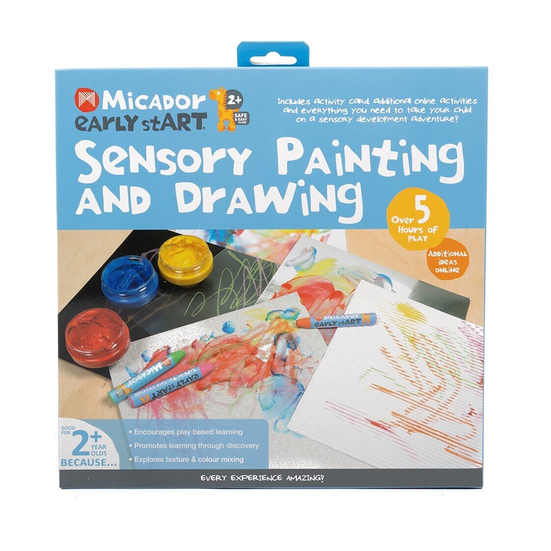 ACTIVITY PACK MICADOR EARLY START SENSORY PAINTING & DRAWING