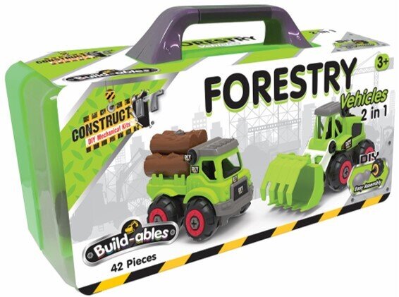 TOY BUILDABLES 2 IN 1 FORESTRY SET