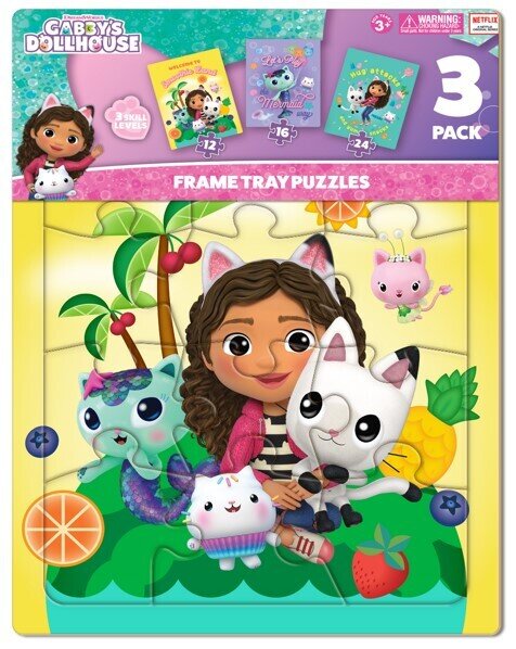 TOY PUZZLE 3 PIECE GABBYS DOLL HOUSE