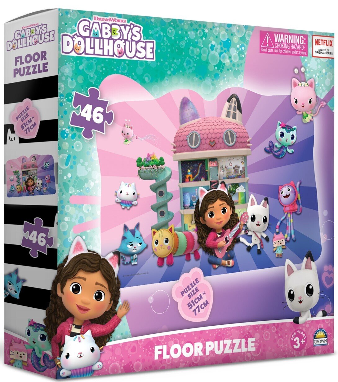TOY PUZZLE FLOOR PUZZLE GABBYS DOLL HOUSE
