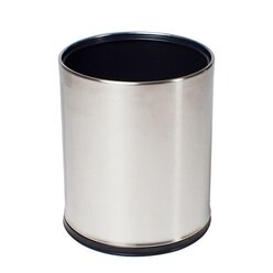 BIN COMPASS 10L ROUND STAINLESS STEEL BRUSHED WITH LINER