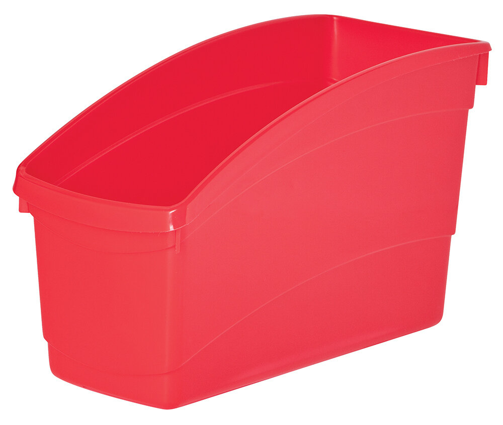 SP- BOOK AND STORAGE TUB ELIZABETH RICHARDS W14.5XD30XH19CM RED