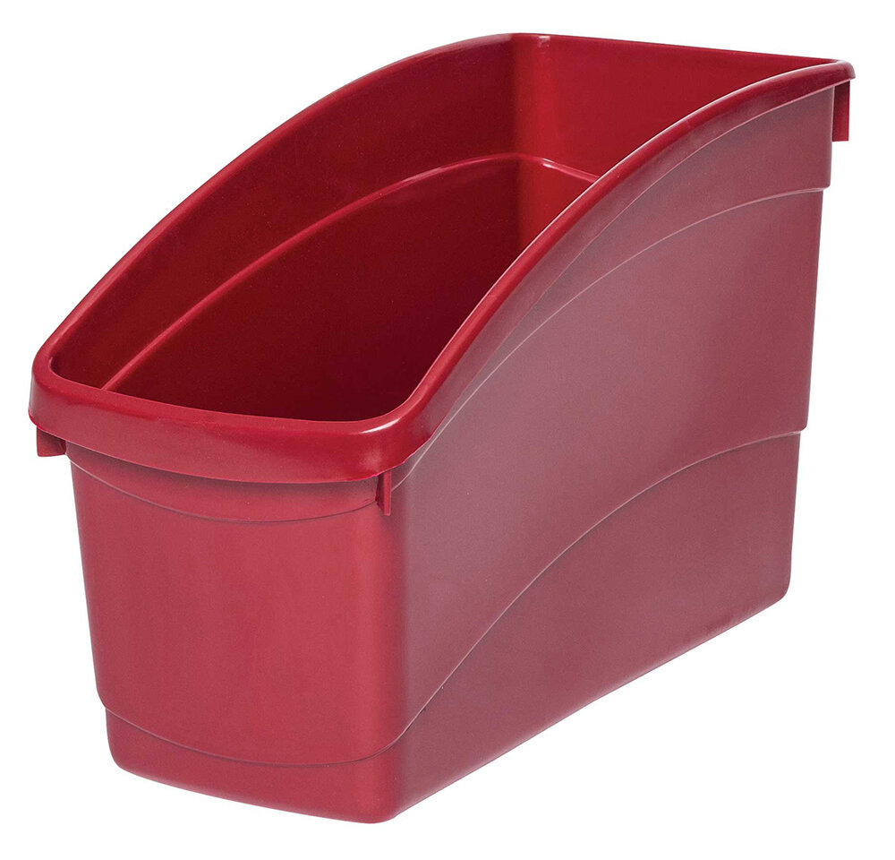 SP- BOOK AND STORAGE TUB ELIZABETH RICHARDS W14.5XD30XH19CM RUBY