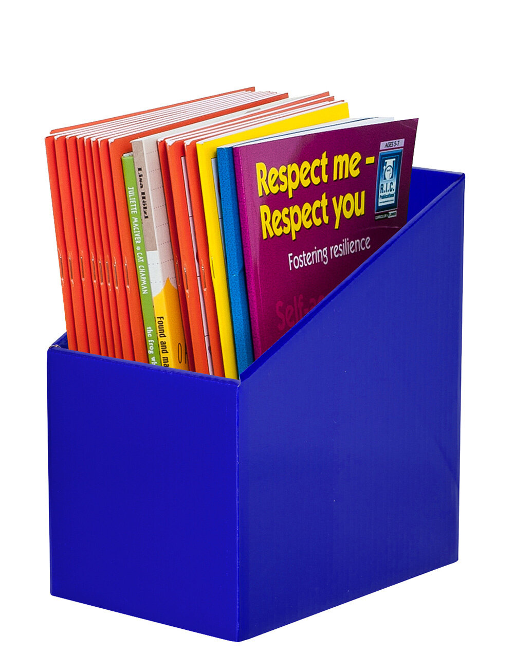 SP- BOOK BOX ELIZABETH RICHARDS W17CMXD25CMXH28CM BLUE