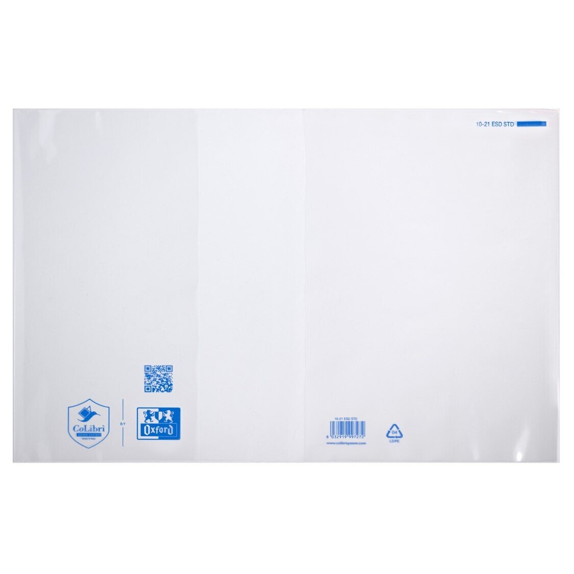 BOOK COVERS COLIBRI A4 90 MICRON CLEAR