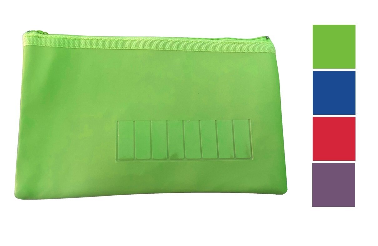 PENCIL CASE SCHOOLPRO 225X140MM NAME SMALL ASST