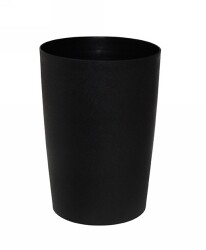 BIN COMPASS 8L ROUND TIDY BLACK
