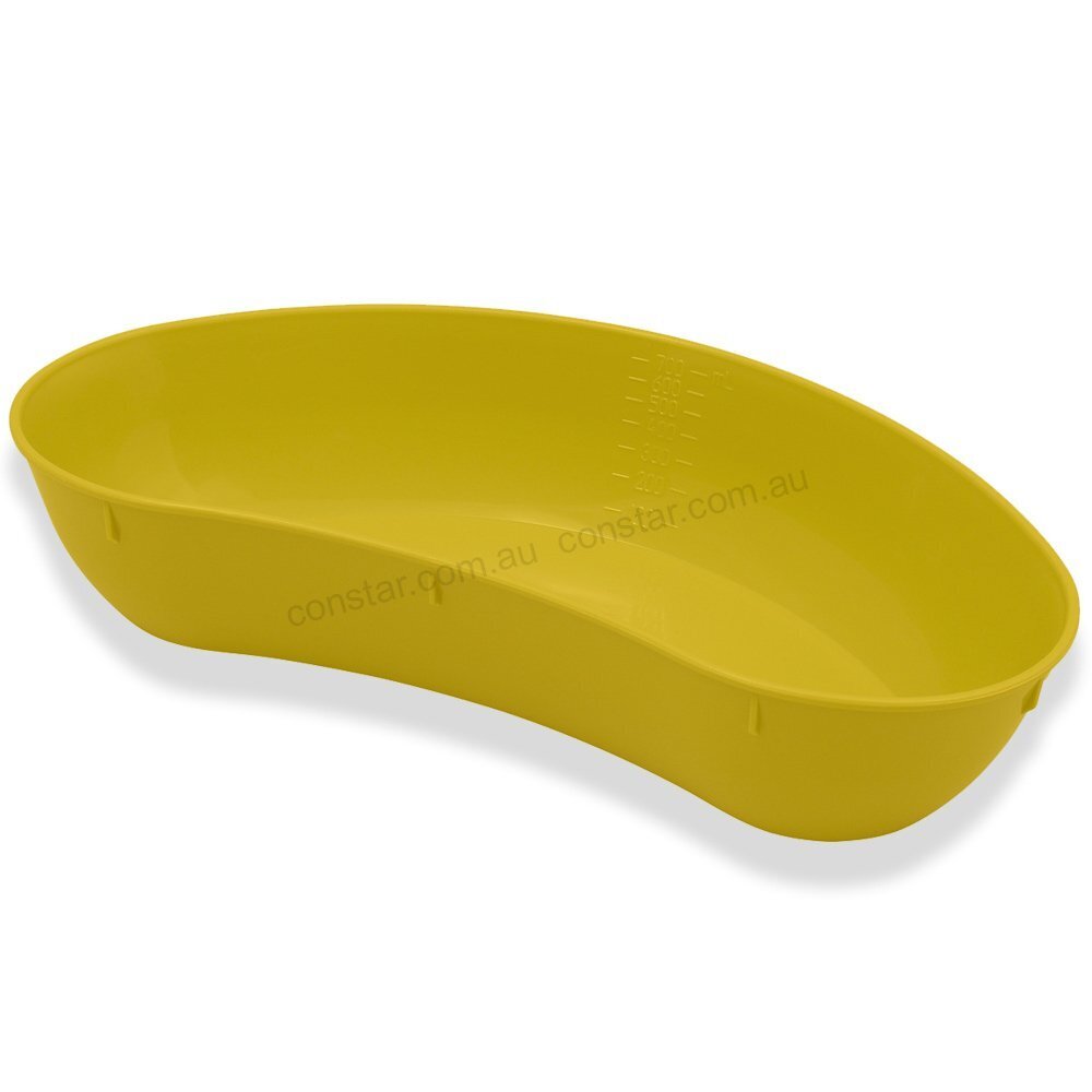 700ml Autoclavable Yellow Kidney Dish x 100pcs