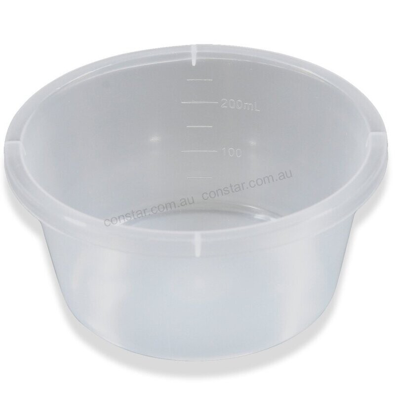 250ml Disposable Clear Bowl x 500pcs
