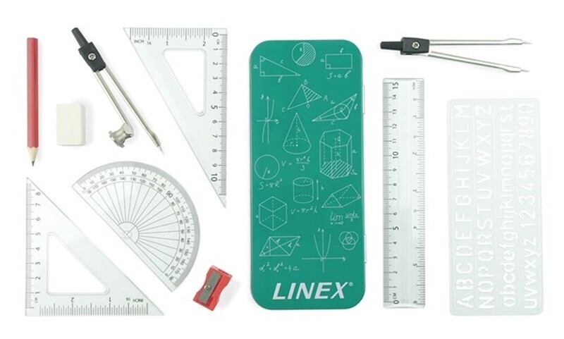 MATHS SET LINEX 10 PIECES