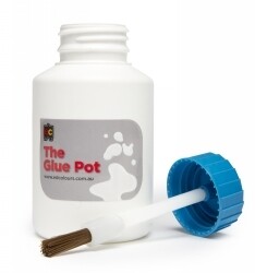 GLUE POTS EDUCATIONAL COLOURS SET OF 6
