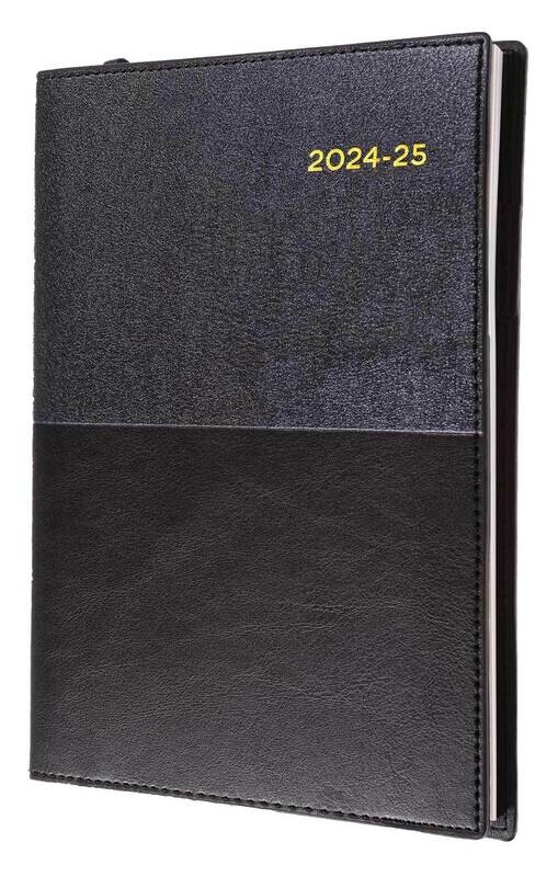 DIARY VANESSA FINANCIAL YEAR 24-25 A5 385 V99 WTV BLACK