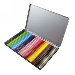 PENCIL COLOURED UNI #888 DESIGNER TIN 36