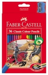 PENCIL COLOURED FABER-CASTELL CLASSIC 36'S