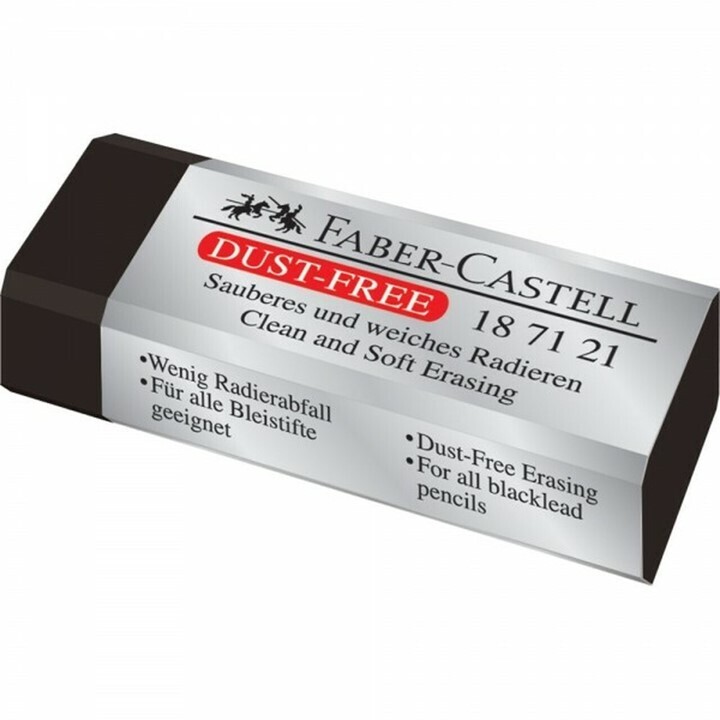 ERASER FABER-CASTELL LARGE BLACK DUST FREE