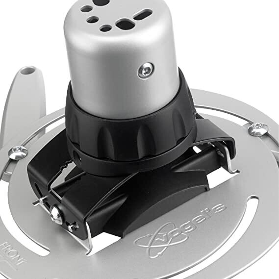 VOGELS PROJECTOR MOUNTS - FLAT SMALL SILVER SUPPORT - TURN & TILT (15KG)