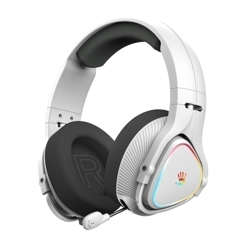 Bloody MR710 Wireless 3-in-1 RGB Gaming Headset - White