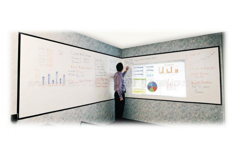 114" 16:10 WHITEBOARD SCREEN MATERIAL  INSTA-DE2A WITH SELF ADHESIVE BACKING