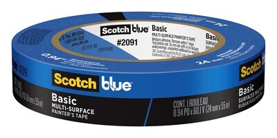 PAINTING TAPE SCOTCH 24MM X 55M 2091 BLUE