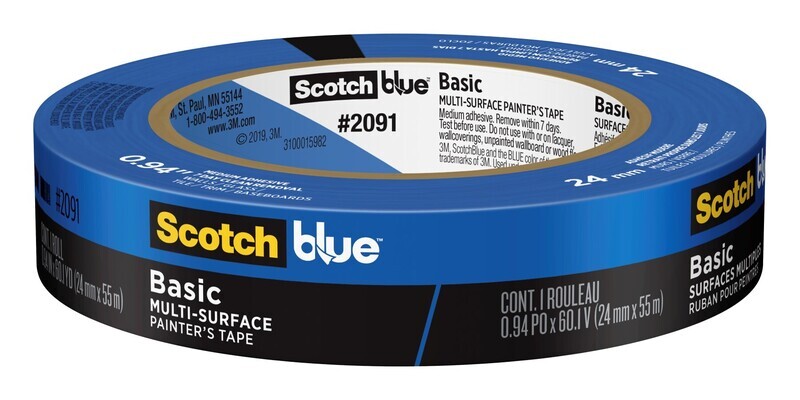 PAINTING TAPE  SCOTCH 24MM X 55M 2091 BLUE