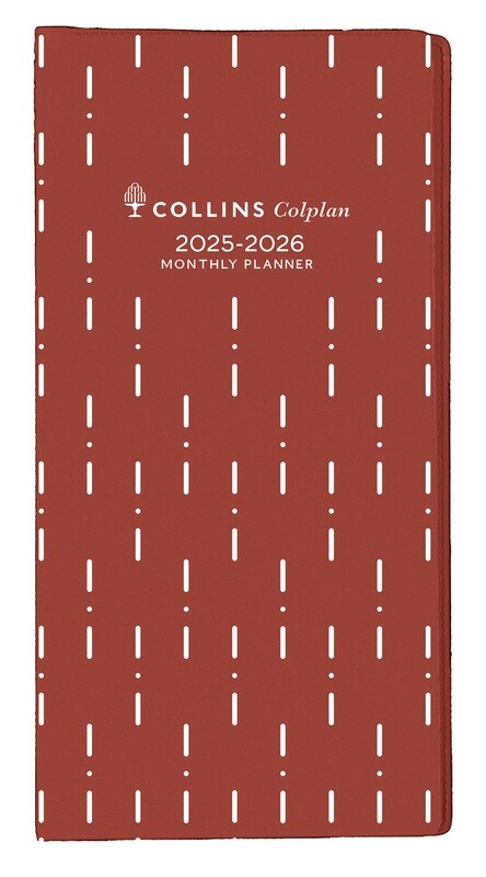 PLANNER DIARY 2025 COLLINS COLPLAN B6/7 11W.V15 MTV RED