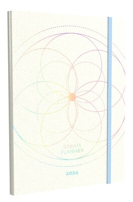 PLANNER 2024 COLLINS DREAM B5 176X250MM DP1B53.11 RECYCLED WTV WHITE