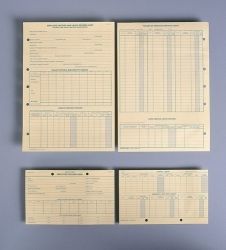SP- EMPLOYEE RECORD CARD ZIONS PK25