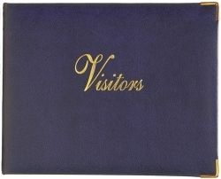 VISITORS BOOK 72 ZIONS GENERAL PURPOSE BLACK 129PG