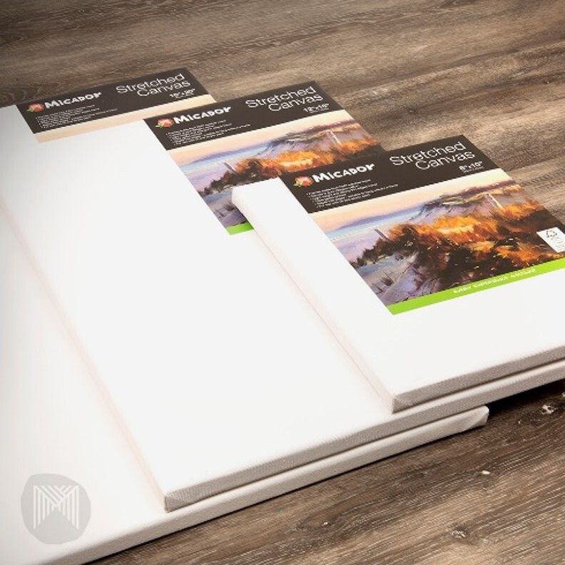 CANVAS MICADOR 305X406MM (12X16IN) STRETCHED