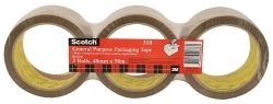 TAPE PACKAGING SCOTCH 310 48MMX50M BROWN PK3