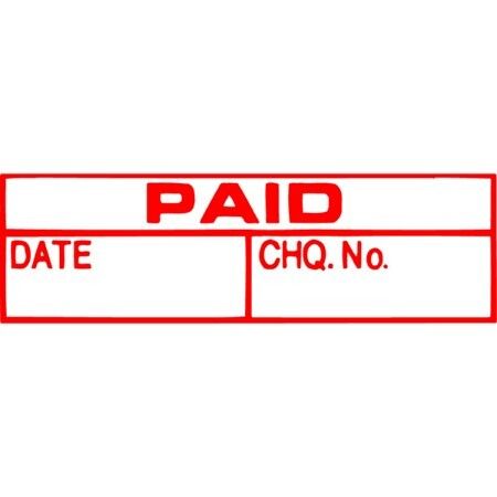 X-STAMPER 1533 PAID/DATE/CHQ