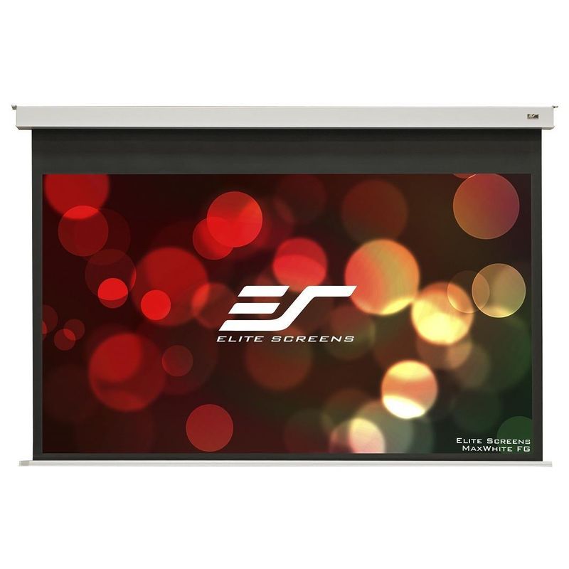 110" MOTORISED 16:9 RECESSED SCREEN  IR & RF CONTROL  WHITE 12V TRIGGER  EVANESCE B