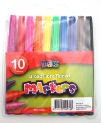 SP- MARKER DATS BROAD RAINBOW COLOURS PK10