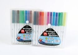 MARKER MICADOR TRIANGULAR ASST COLS PK12