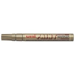 MARKER PAINT UNI PX20 2.8MM MEDIUM BULLET TIP GOLD